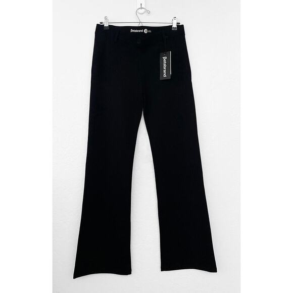 Betabrand Women's Dress Pants Yoga Pants Black Boot Cut Pull Up Stretch NWT - Picture 6 of 13